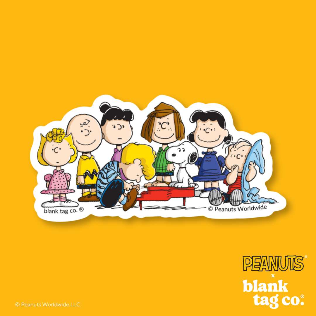 Peanuts® Waterproof Sticker - Schroeder Playing The Piano