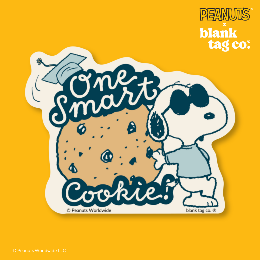Peanuts® Waterproof Sticker - One Smart Cookie