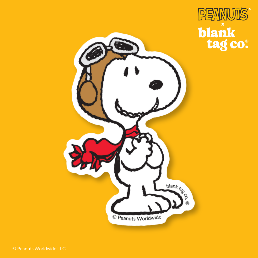 Peanuts® Waterproof Sticker - Happy Flying Ace