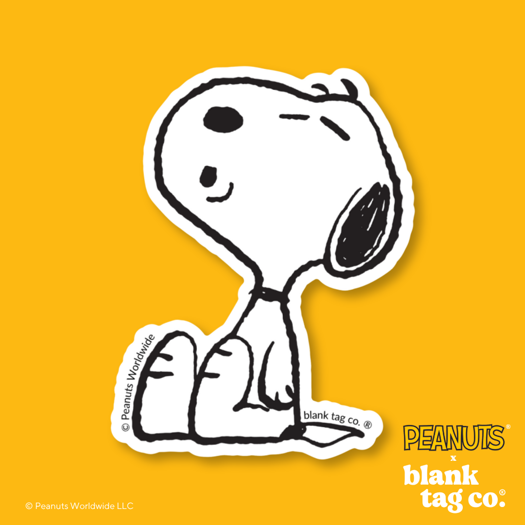 Peanuts® Waterproof Sticker - Howling Snoopy