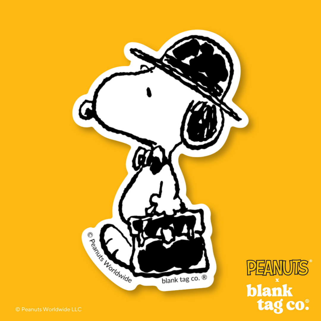 Peanuts® Waterproof Sticker - Gentleman Snoopy