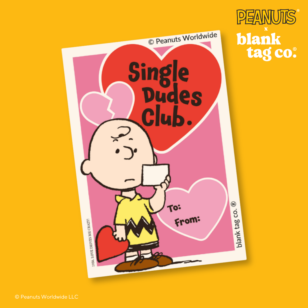 Peanuts® Waterproof Sticker - Single Dudes Club
