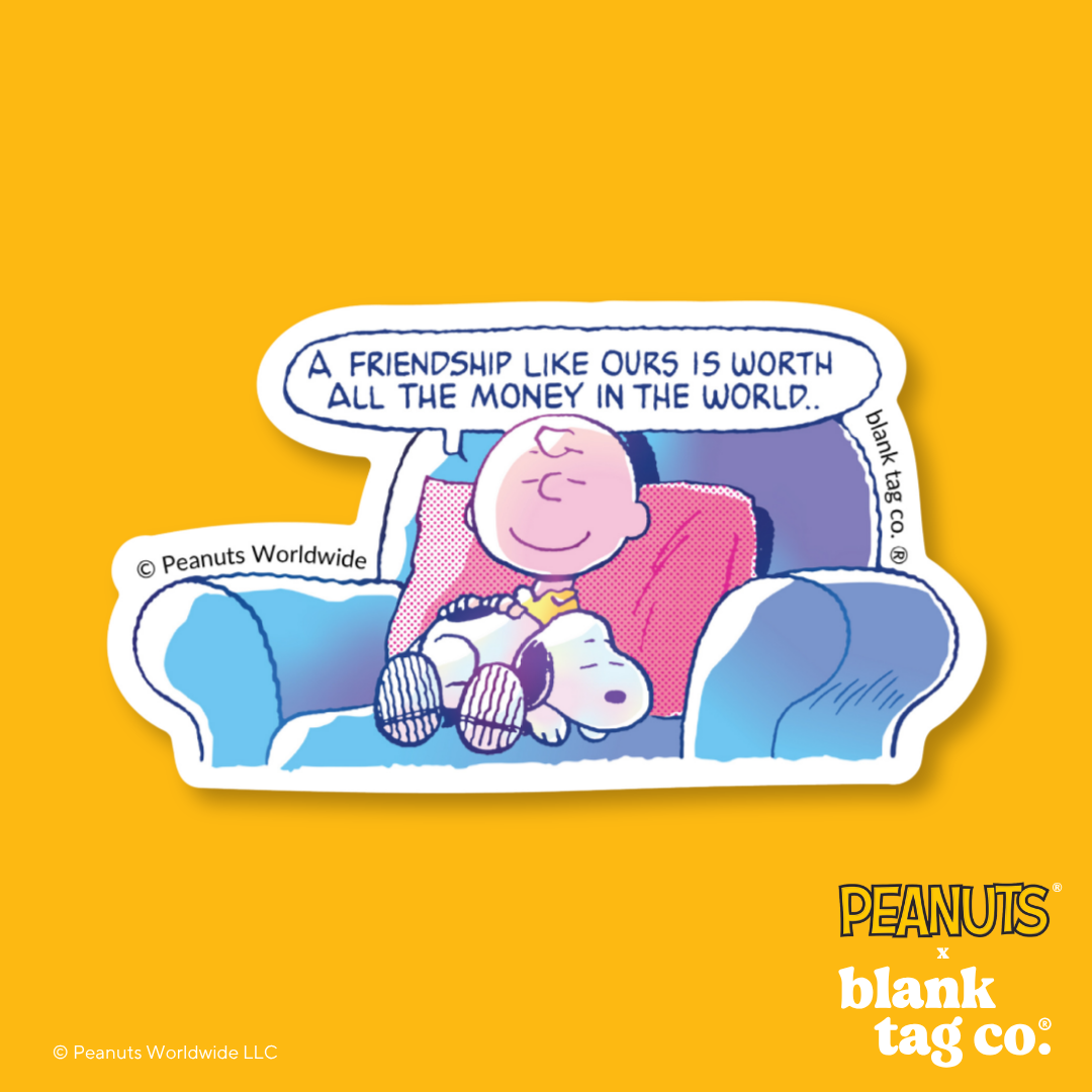 Peanuts® Waterproof Sticker - Friendship Like Ours