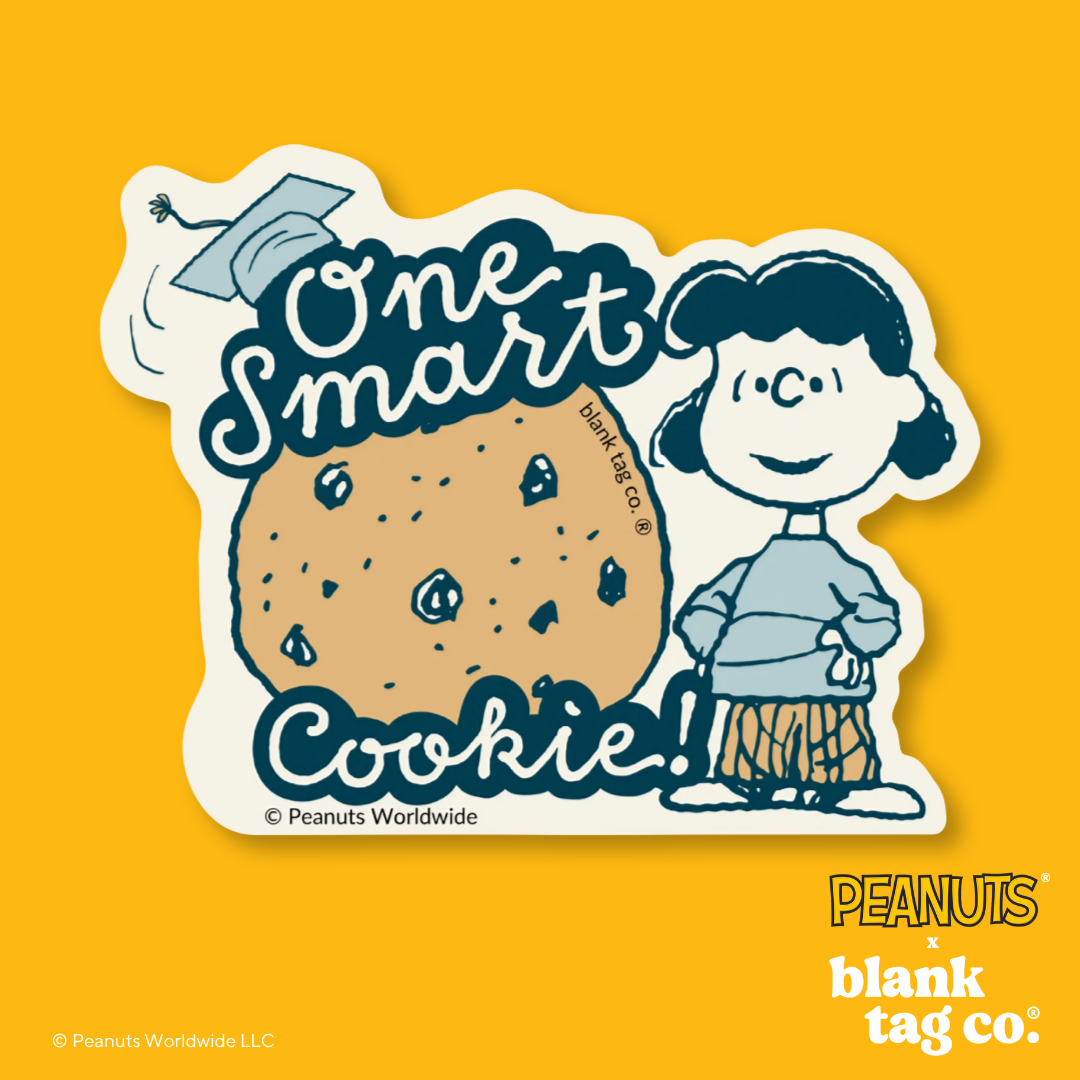 Peanuts® Waterproof Sticker - One Smart Cookie (Lucy)