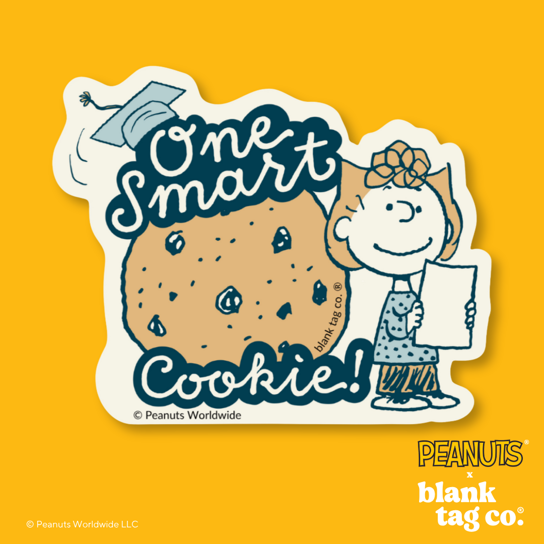 Peanuts® Waterproof Sticker - One Smart Cookie (Sally)