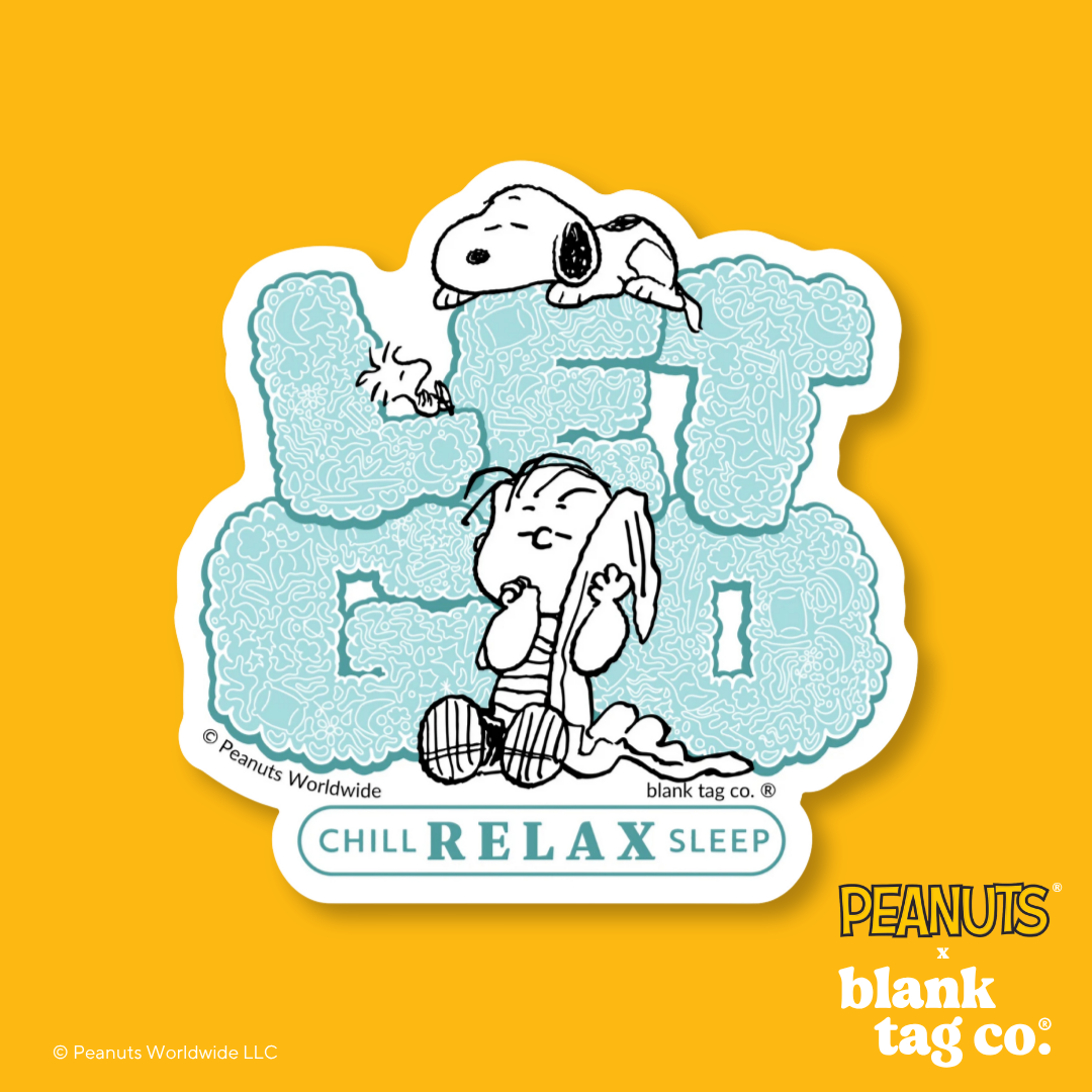 Peanuts® Waterproof Sticker - Let Go
