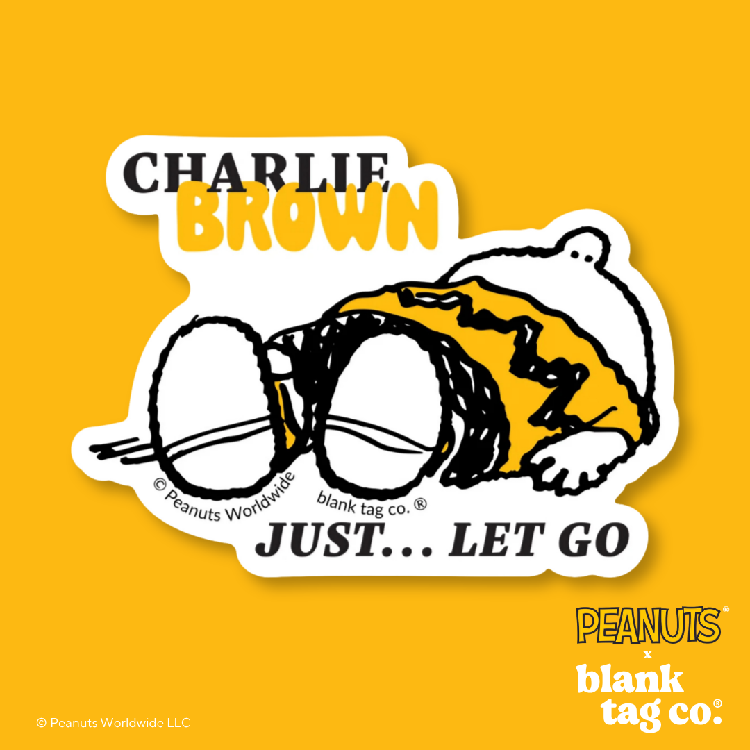 Peanuts® Waterproof Sticker - Just Let Go