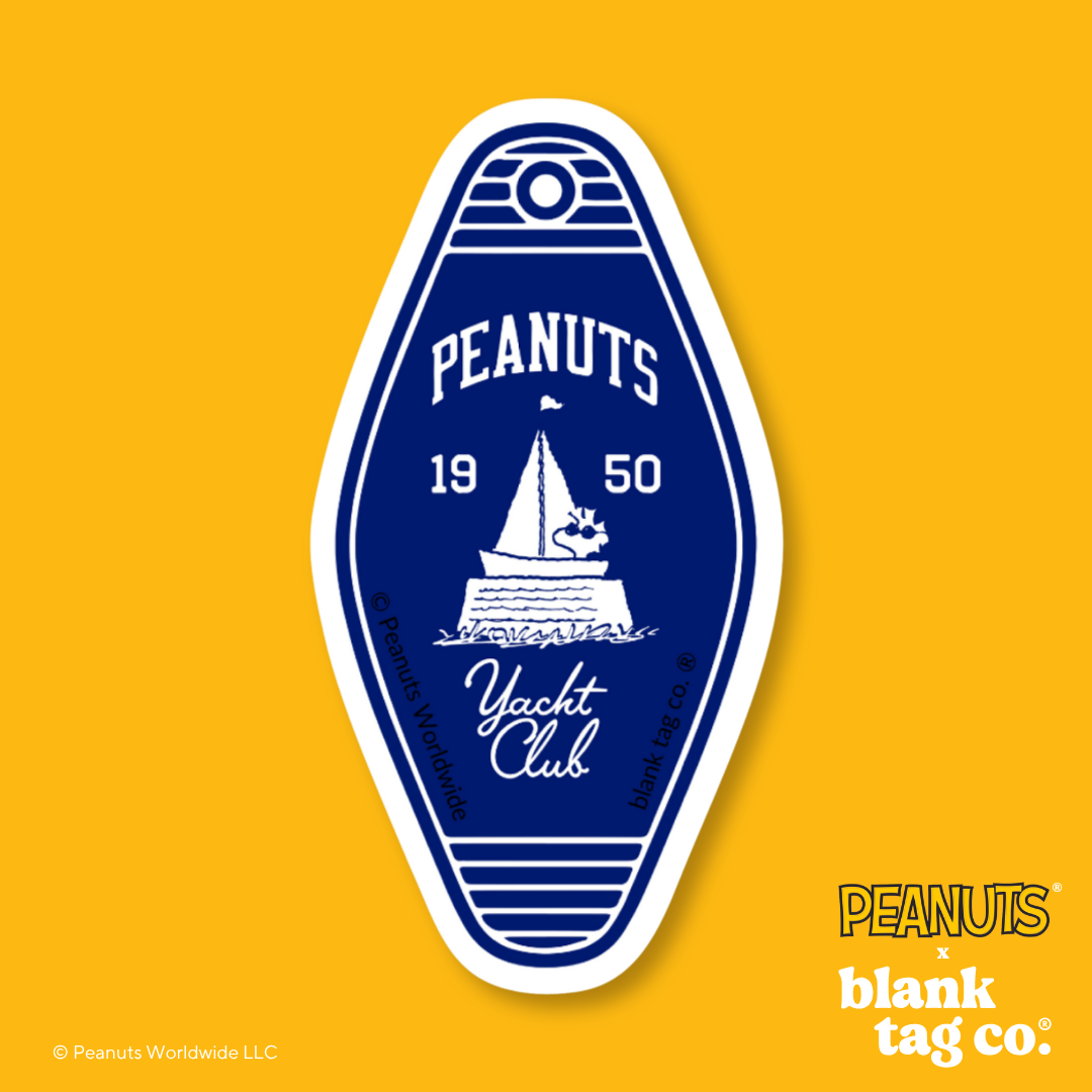 Peanuts® Waterproof Sticker - Peanuts Yacht Club