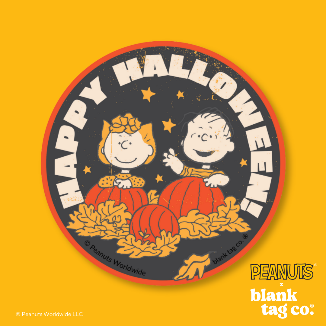 Peanuts® Waterproof Sticker - Happy Halloween
