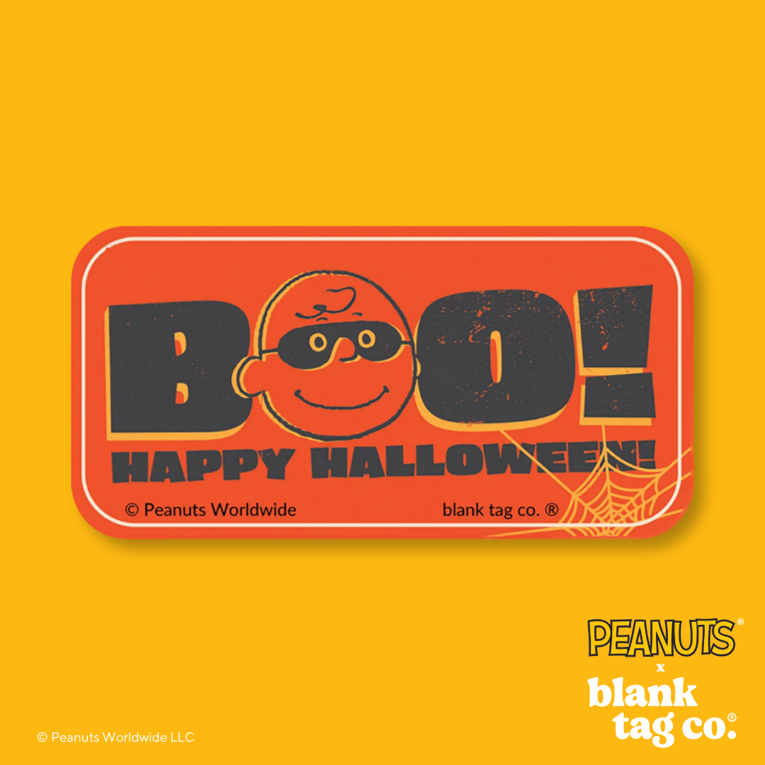 Peanuts® Waterproof Sticker - Boo! Happy Halloween