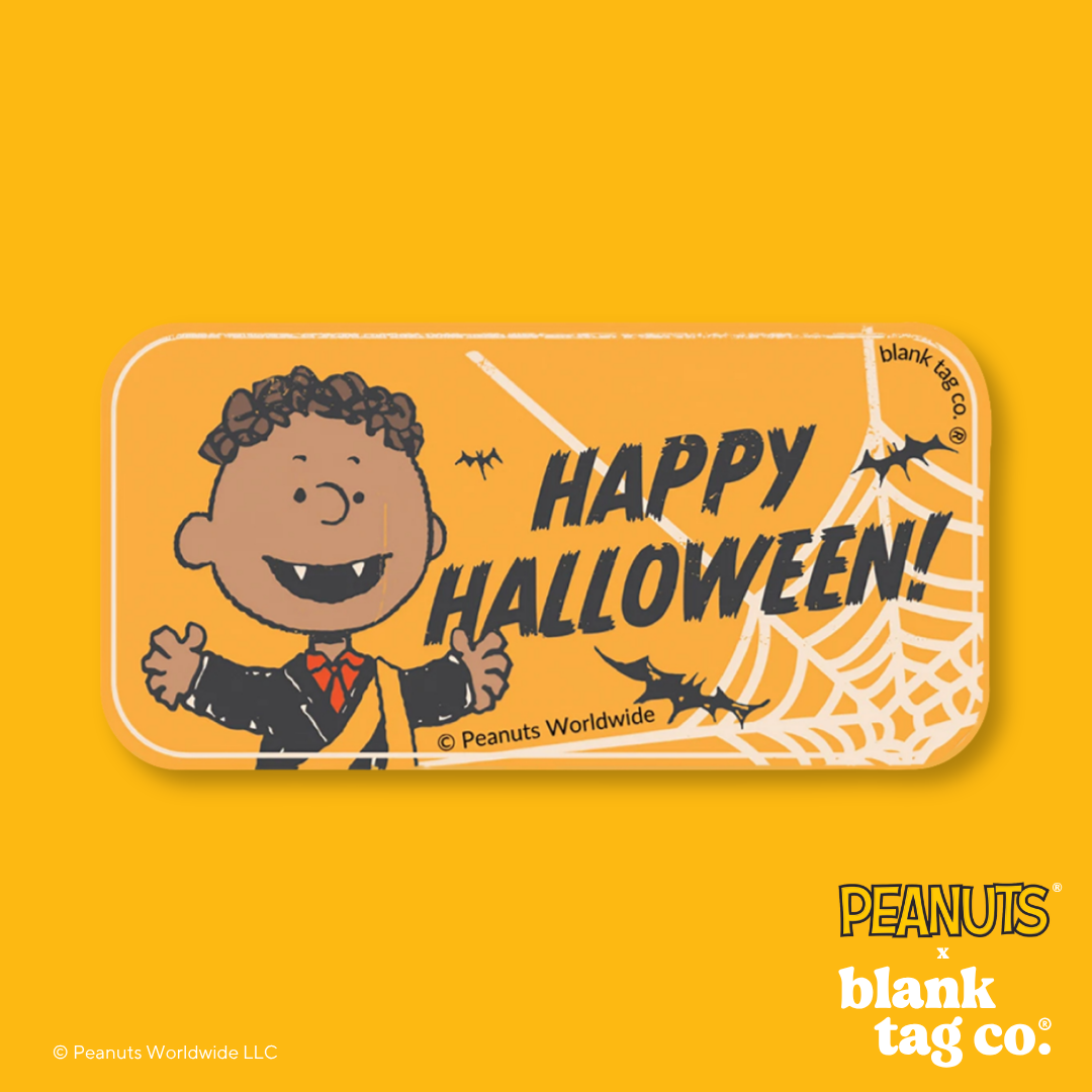 Peanuts® Waterproof Sticker - Happy Halloween (Franklin)