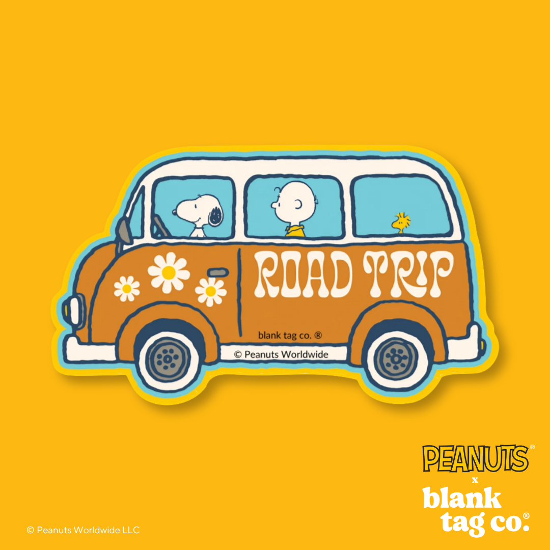 Peanuts® Waterproof Sticker - Road Trip