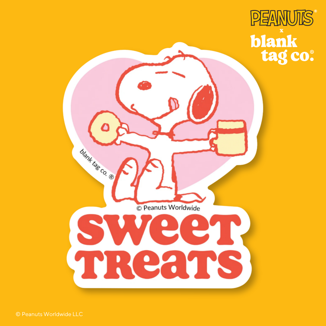 Peanuts® Waterproof Sticker - Sweet Treats