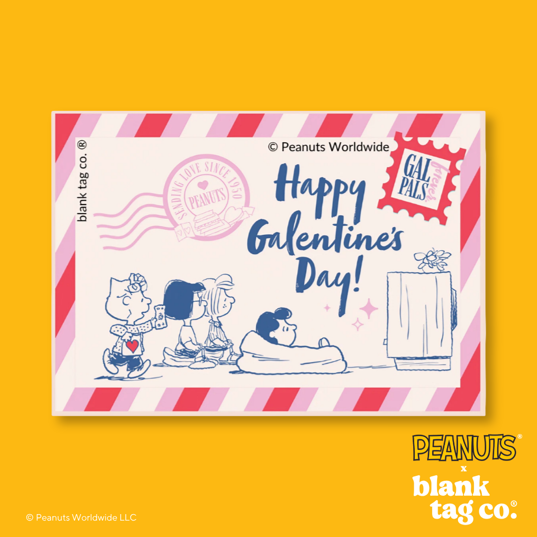 Peanuts® Waterproof Sticker - Happy Galentine's Day