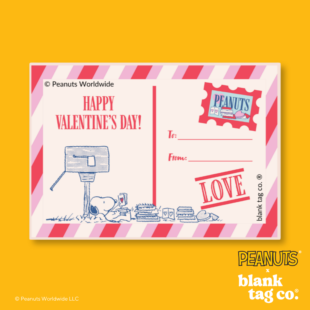 Peanuts® Waterproof Sticker - Happy Valentine's Day