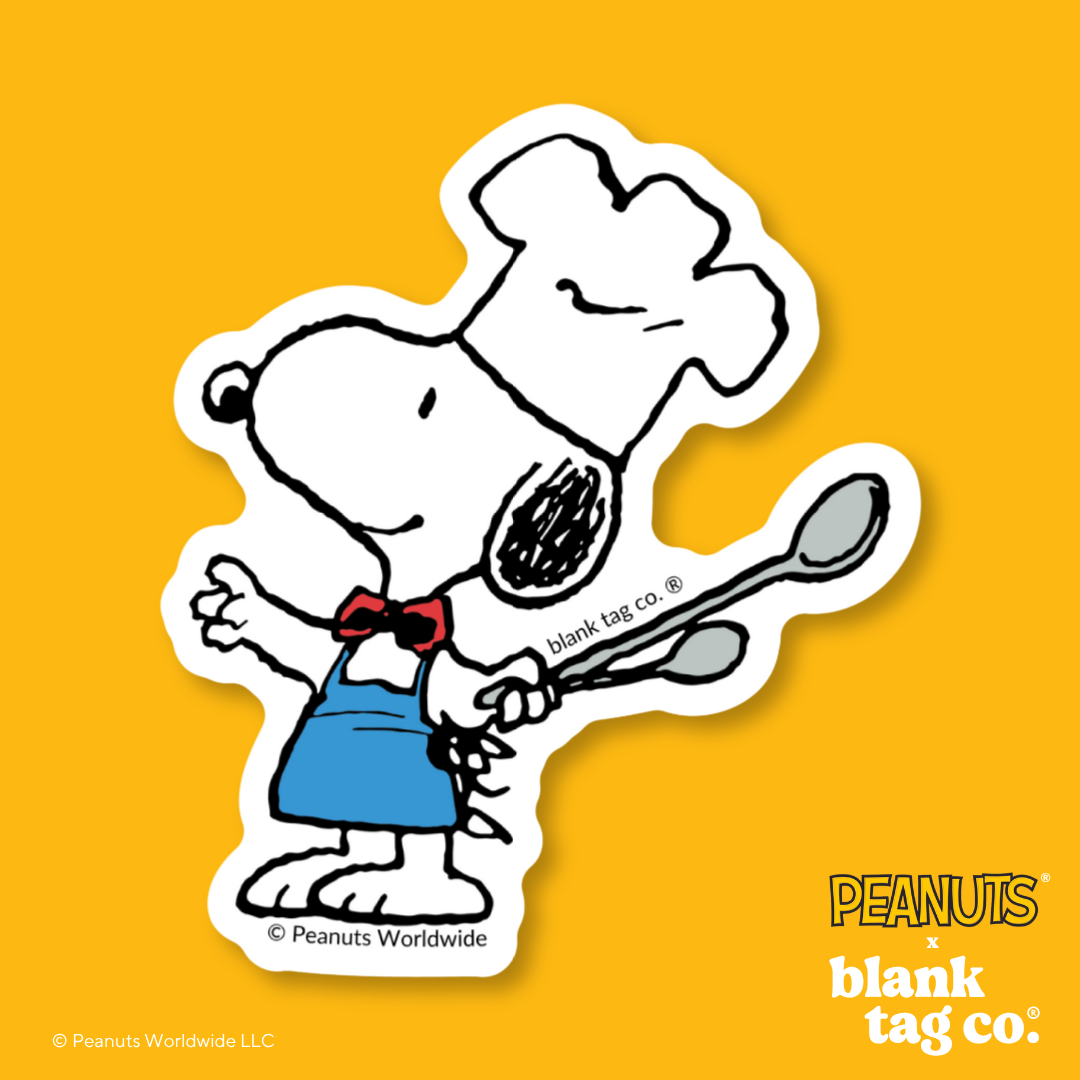 Peanuts® Waterproof Sticker - Snoopy Ready To Cook
