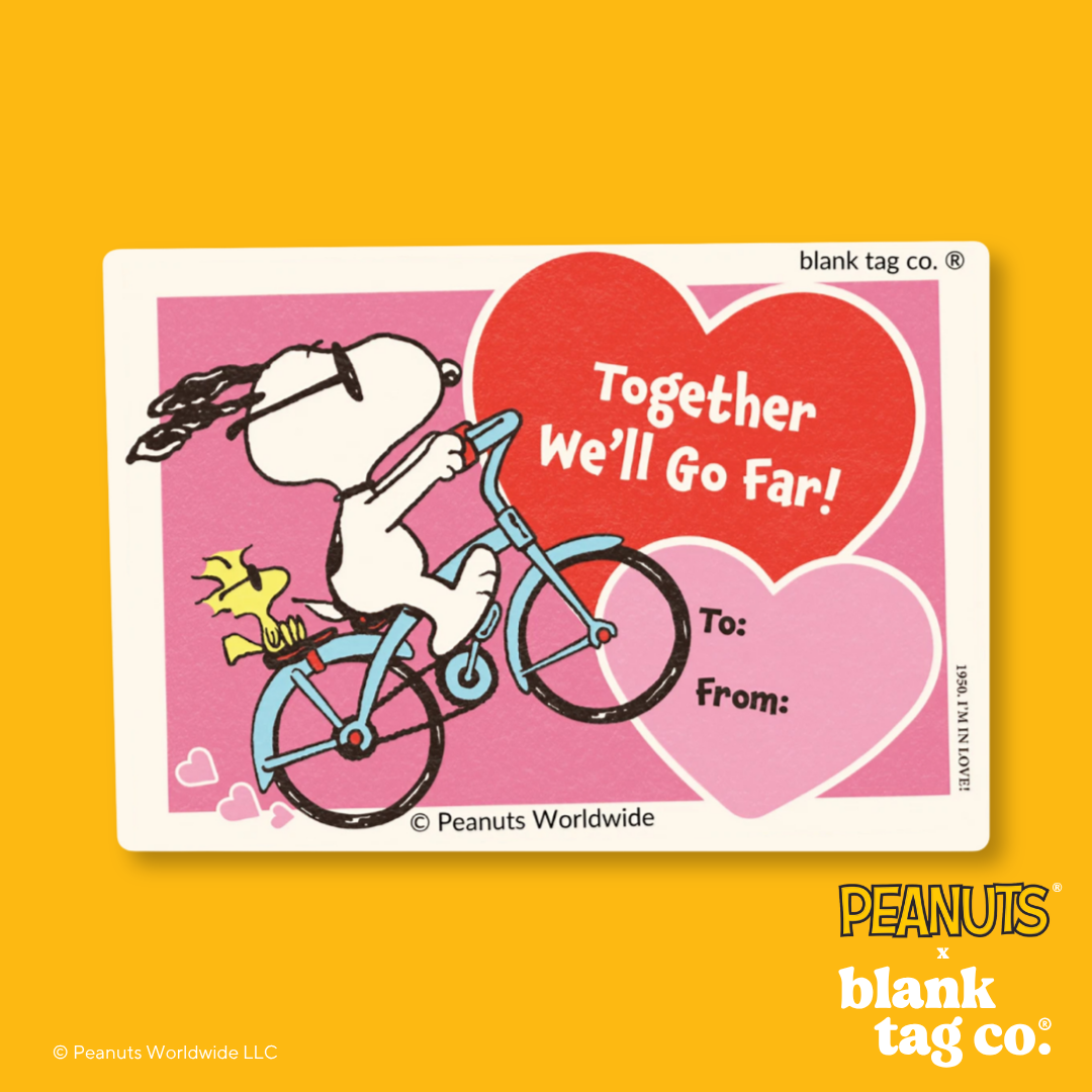 Peanuts® Waterproof Sticker - Together We'll Go Far