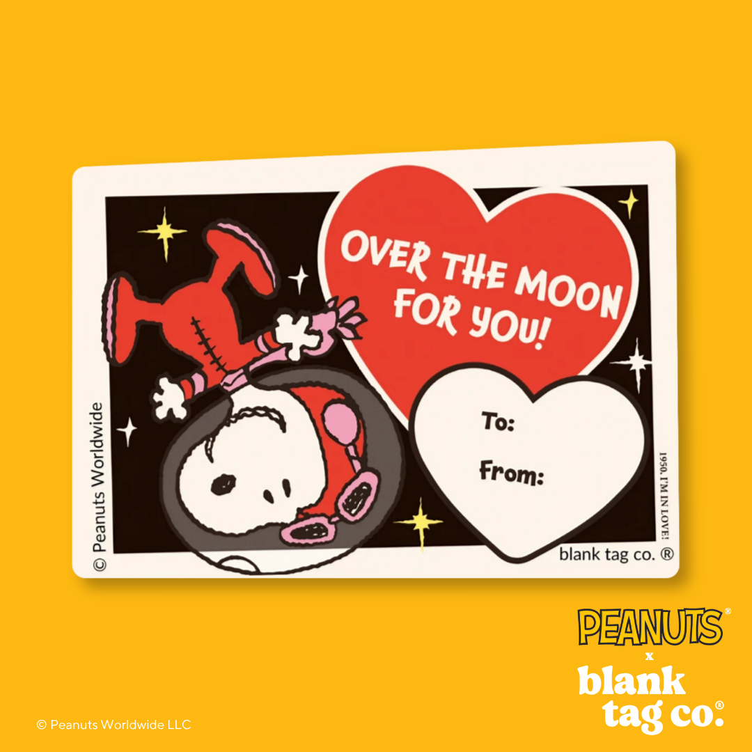 Peanuts® Waterproof Sticker - Over The Moon For You