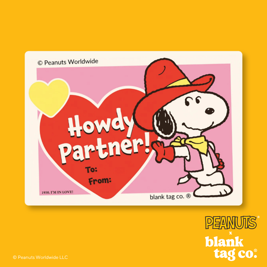 Peanuts® Waterproof Sticker - Howdy Partner