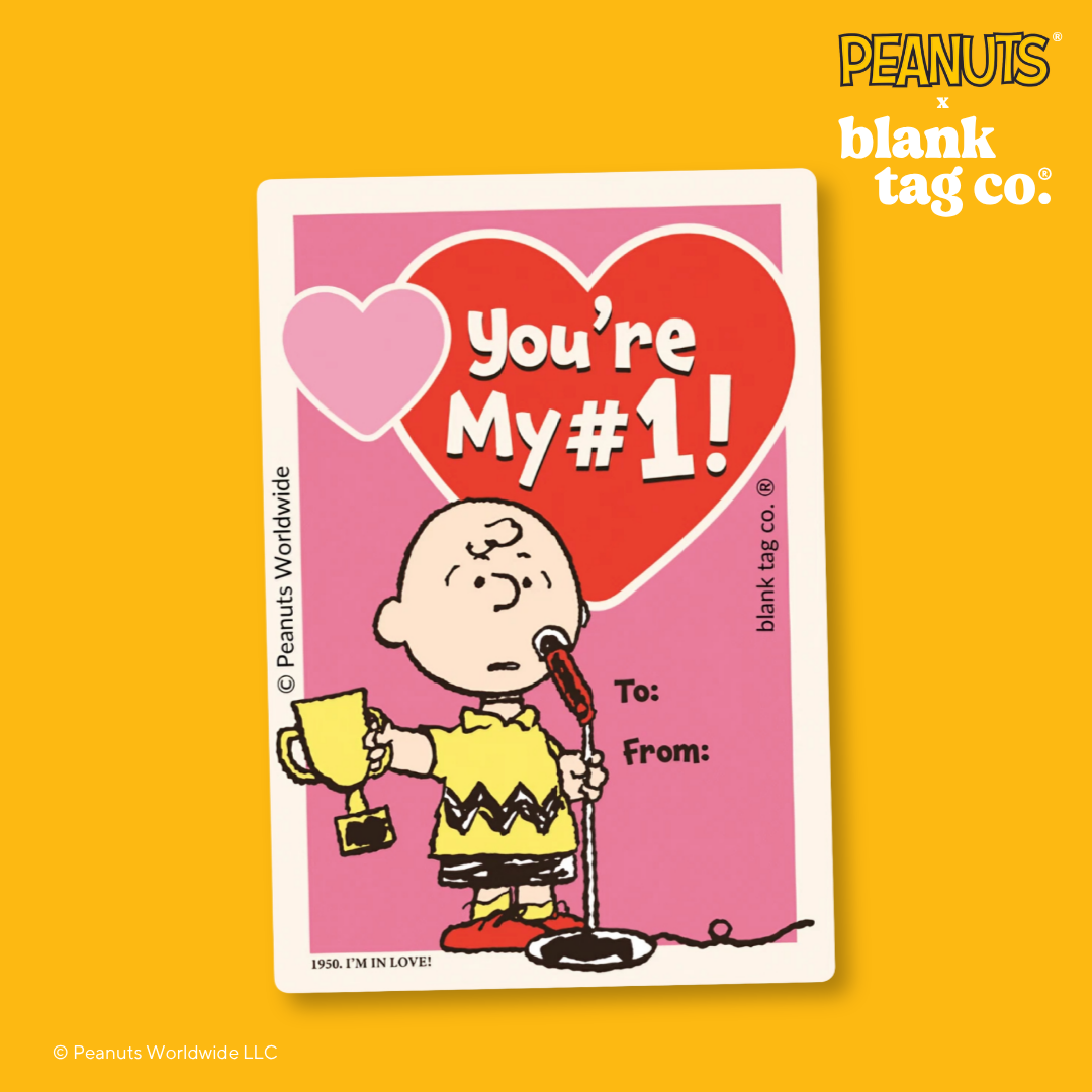 Peanuts® Waterproof Sticker - You're My #1