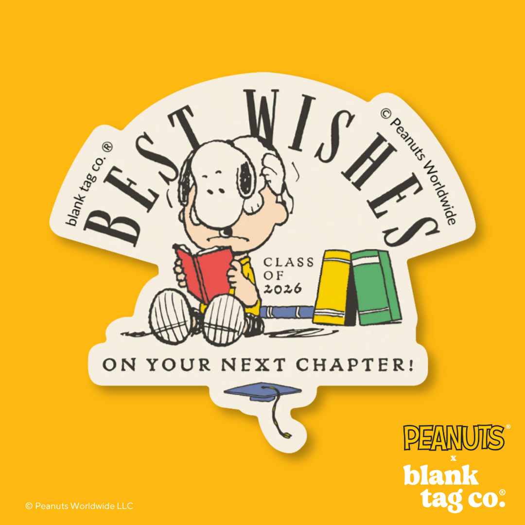 Peanuts® Waterproof Sticker - Best Wishes (2026)