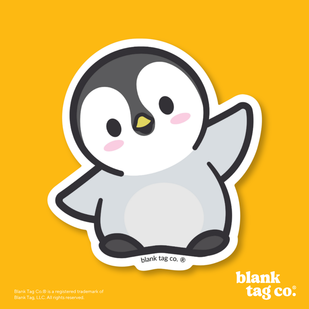 Blank Tag Co.® Waterproof Sticker - Penguin