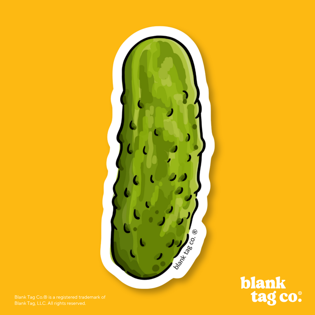 Blank Tag Co.® Waterproof Sticker - Pickle