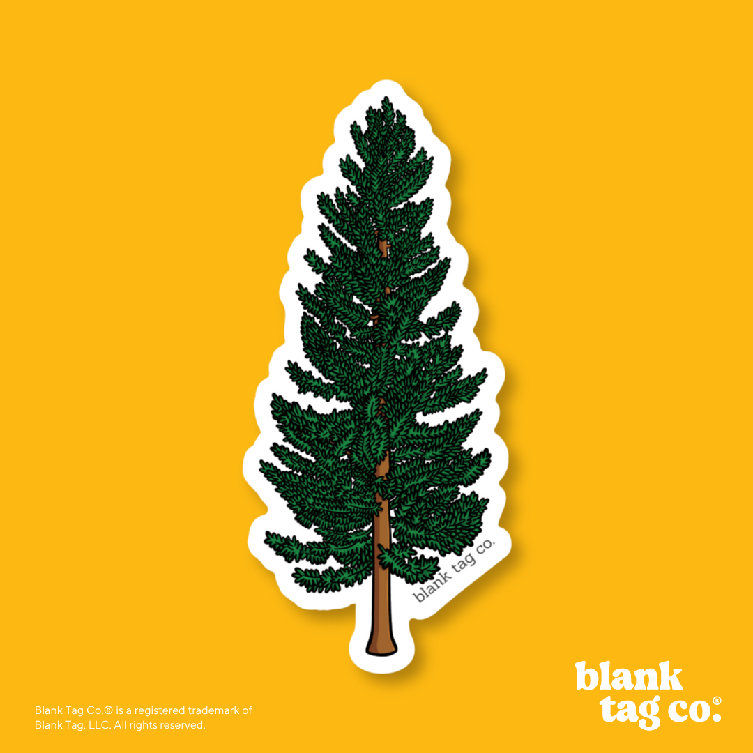 Blank Tag Co.® Waterproof Sticker - Pine Tree