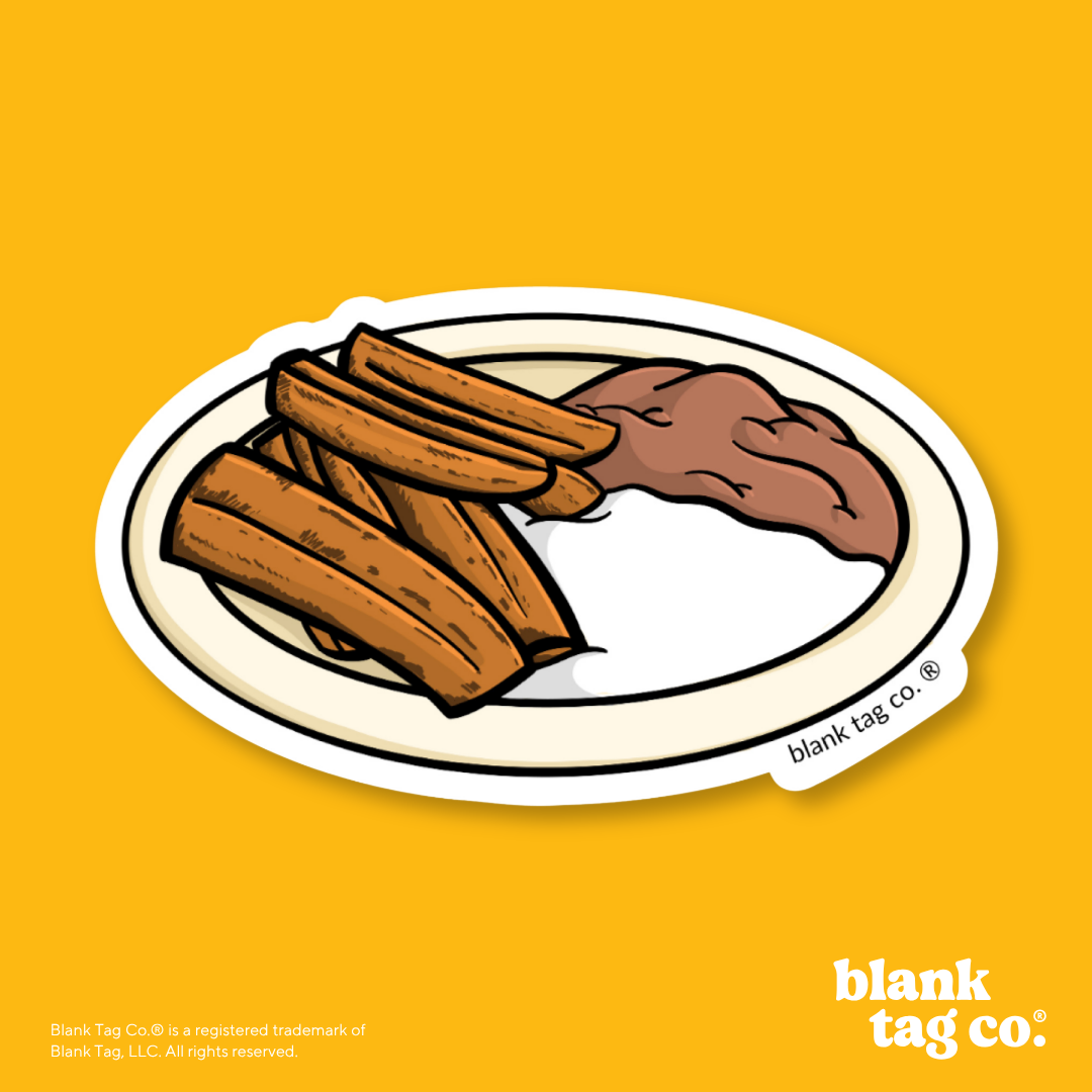 Blank Tag Co.® Waterproof Sticker - Platanos Fritos