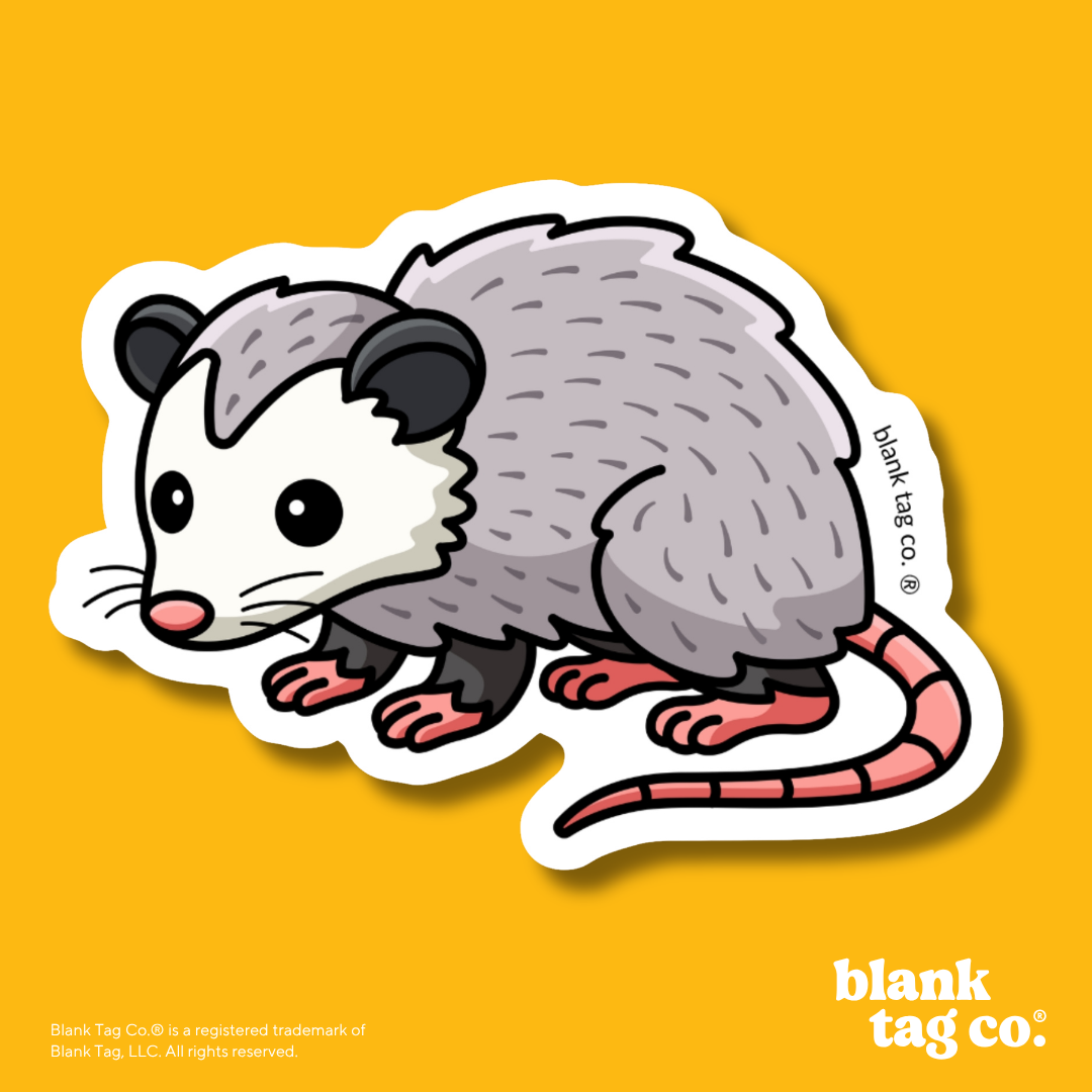 Blank Tag Co.® Waterproof Sticker - Possum