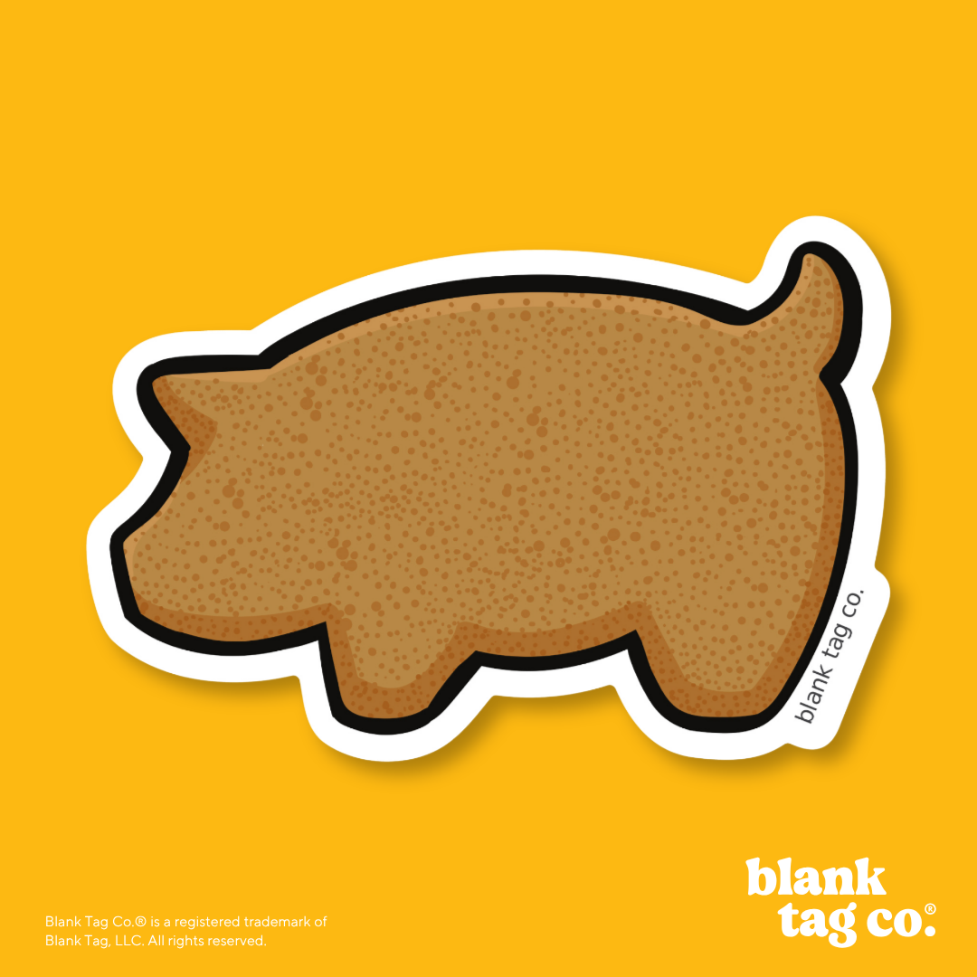Blank Tag Co.® Waterproof Sticker - Puerquito / Marranito