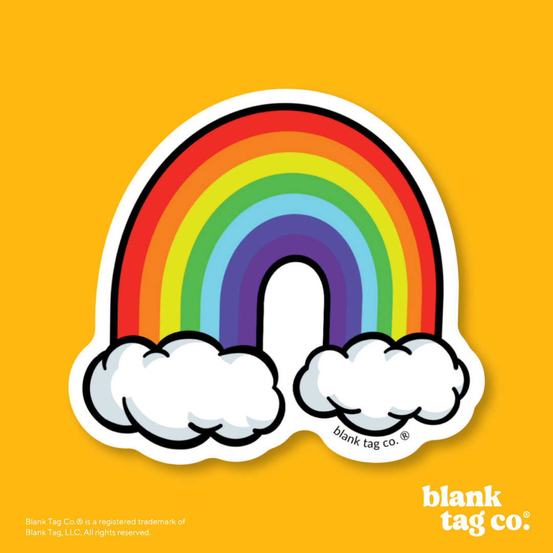 Blank Tag Co.® Waterproof Sticker - Rainbow