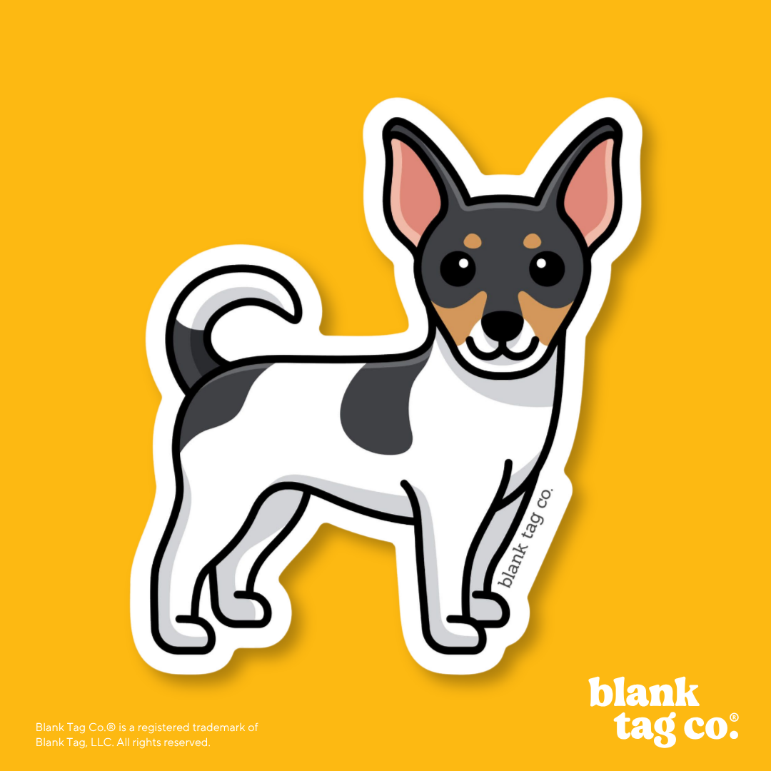 Blank Tag Co.® Waterproof Sticker - Rat Terrier