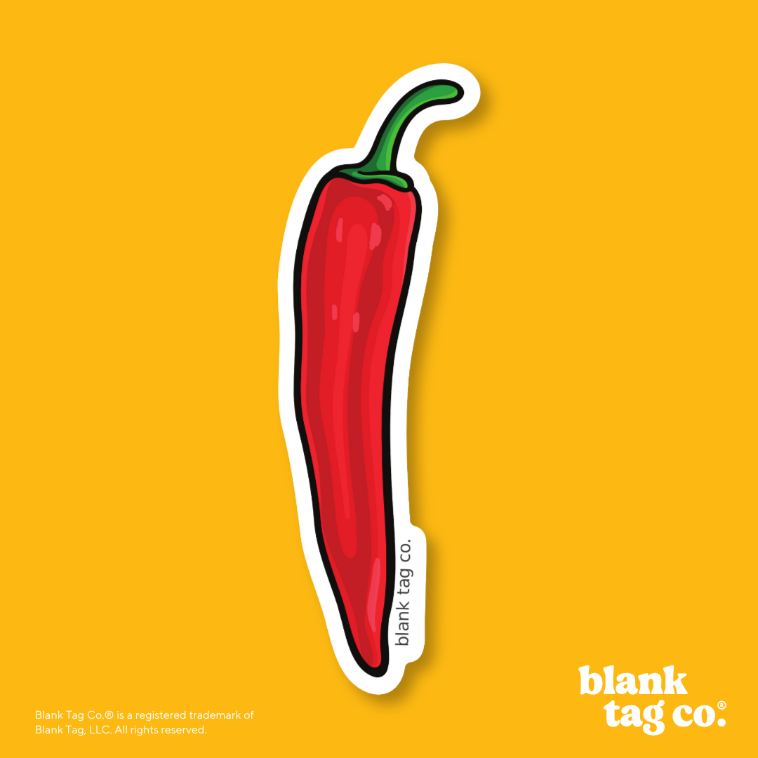 Blank Tag Co.® Waterproof Sticker - Red Chile