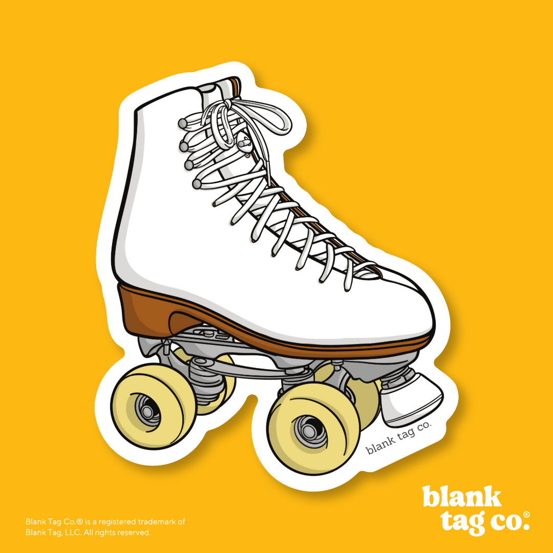 Blank Tag Co.® Waterproof Sticker - Roller Skate