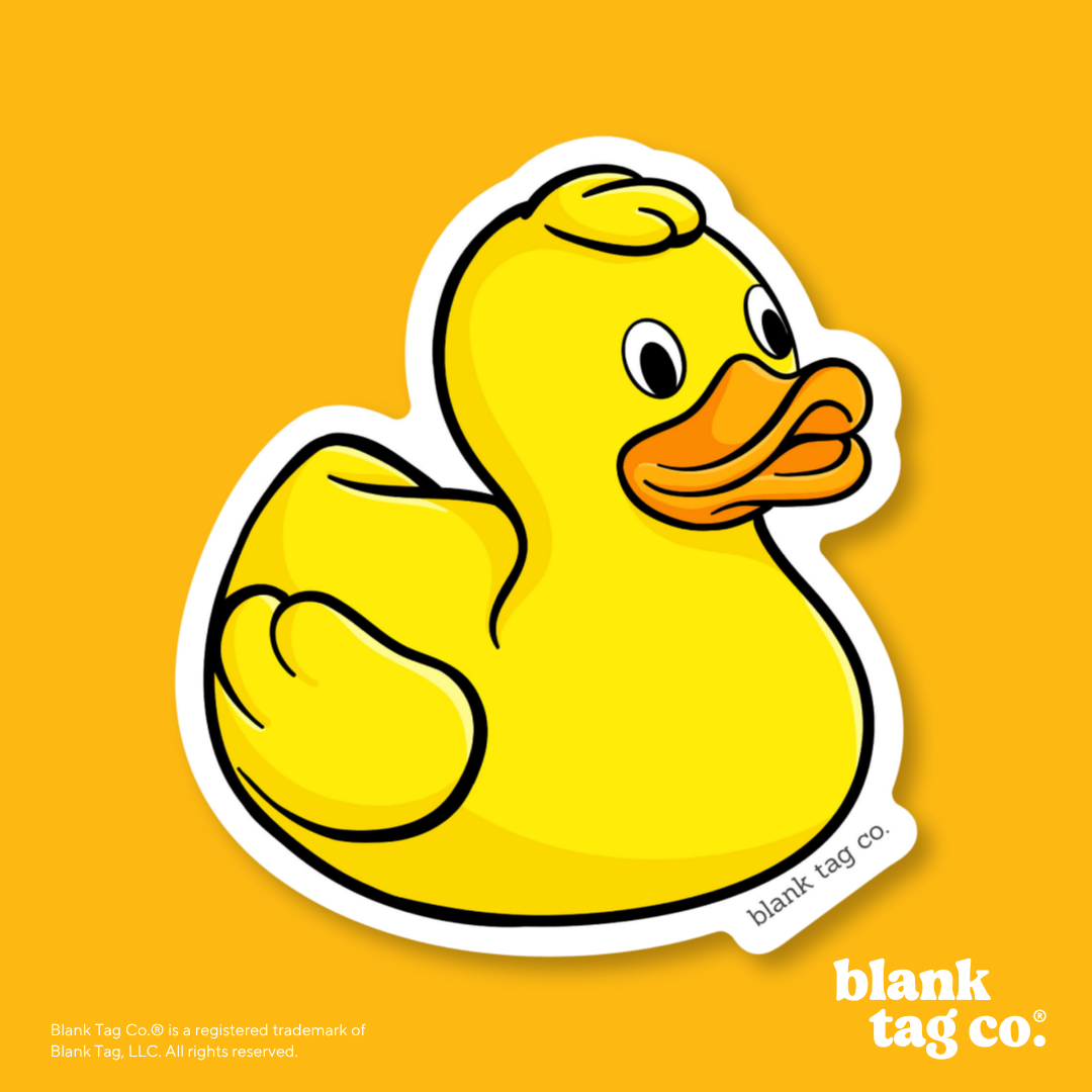 Blank Tag Co.® Waterproof Sticker - Rubber Ducky