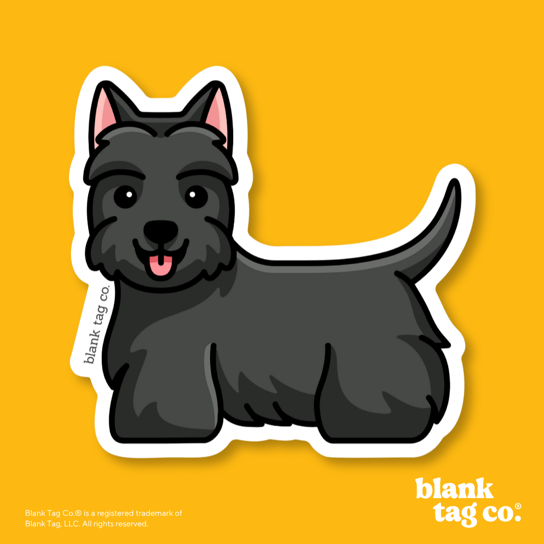 Blank Tag Co.® Waterproof Sticker - Scottish Terrier