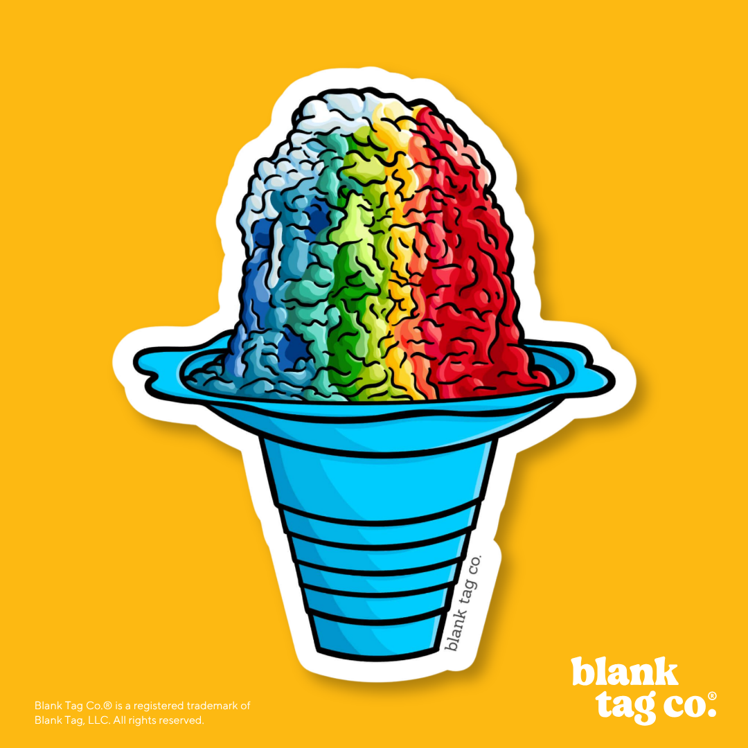 Blank Tag Co.® Waterproof Sticker - Shave Ice