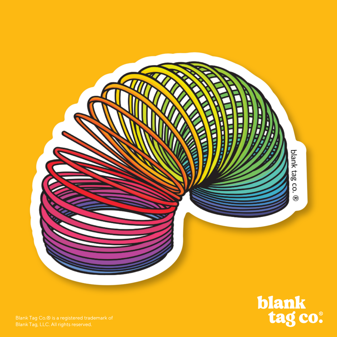 Blank Tag Co.® Waterproof Sticker - Slinky