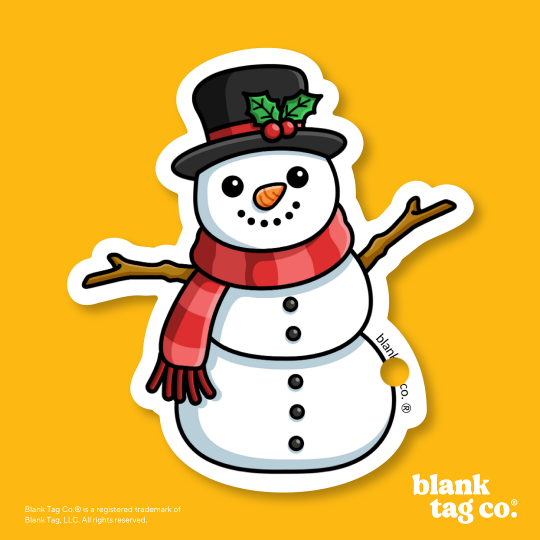 Blank Tag Co.® Waterproof Sticker - Snowman