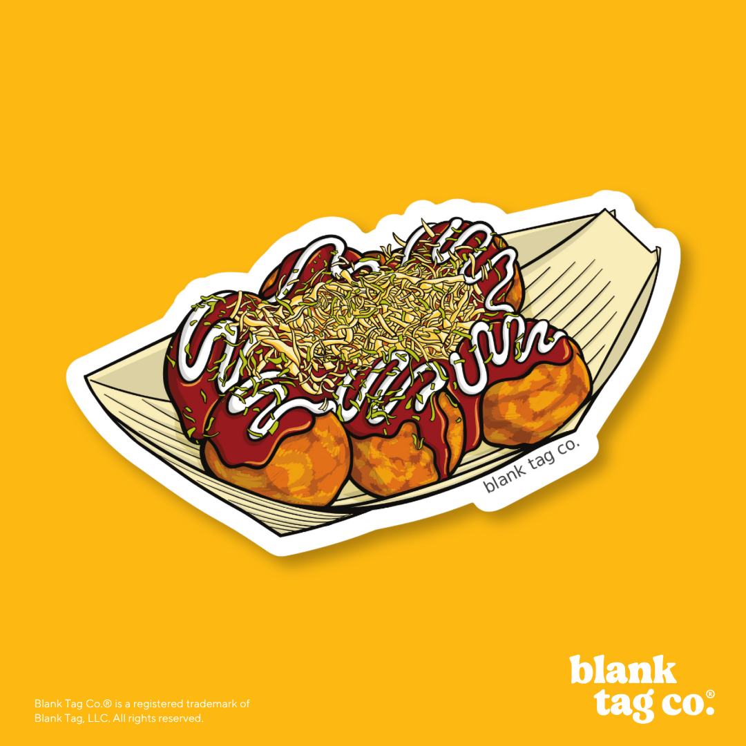 Blank Tag Co.® Waterproof Sticker - Takoyaki