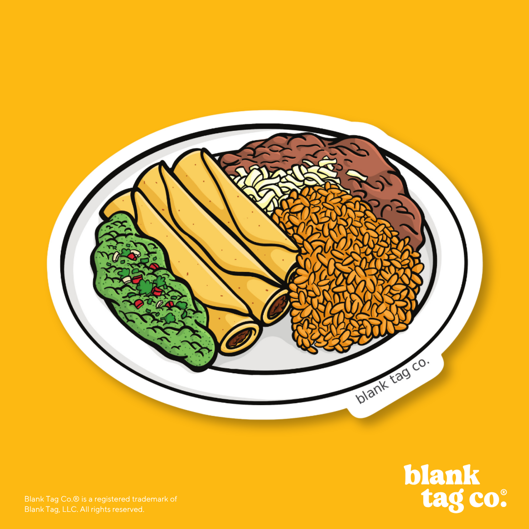 Blank Tag Co.® Waterproof Sticker - Taquitos