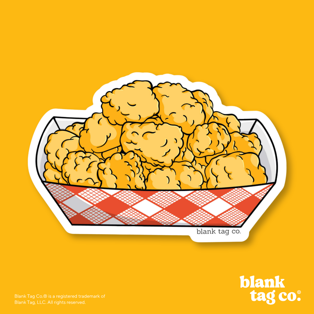 Blank Tag Co.® Waterproof Sticker - Tater Tots