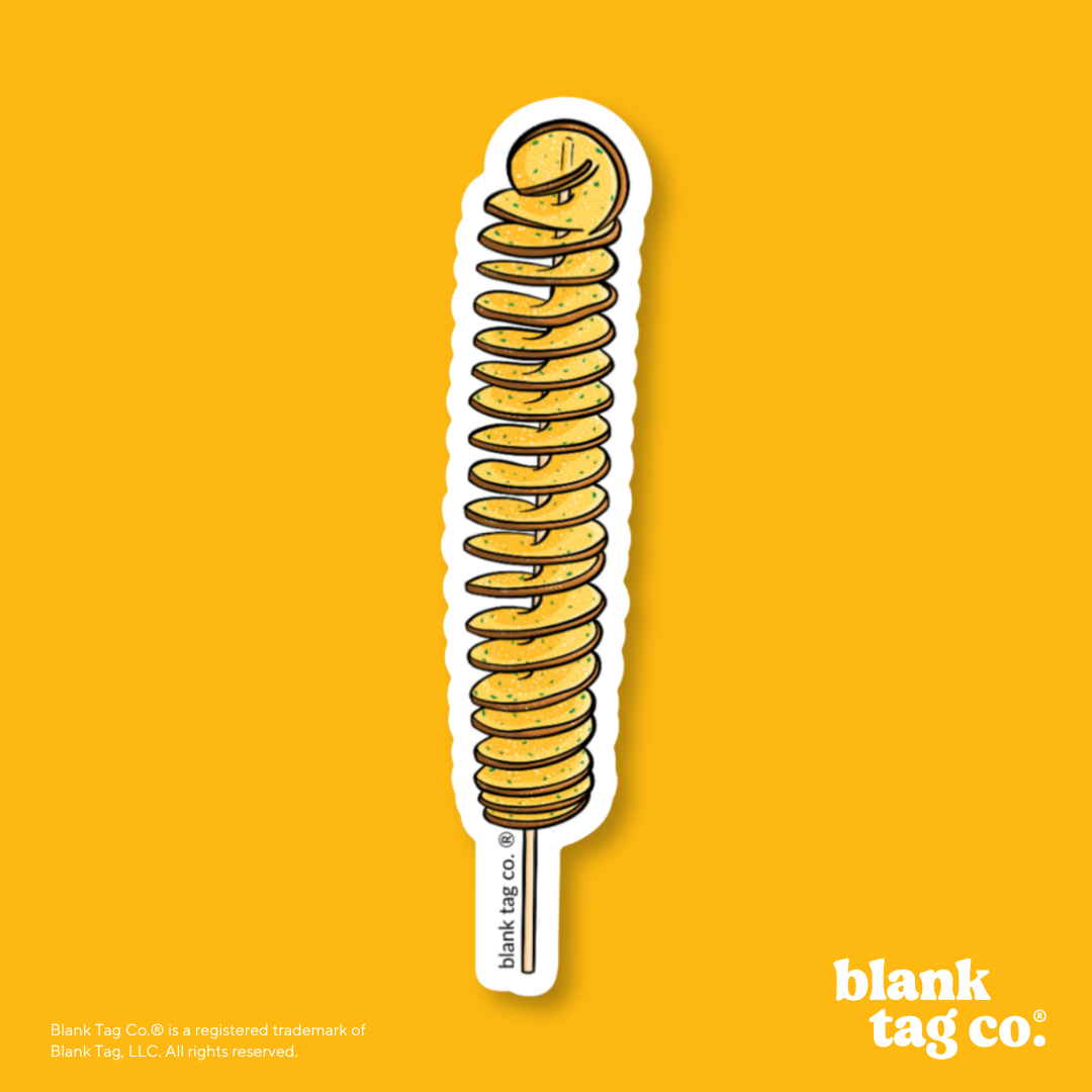Blank Tag Co.® Waterproof Sticker - Tornado Potato