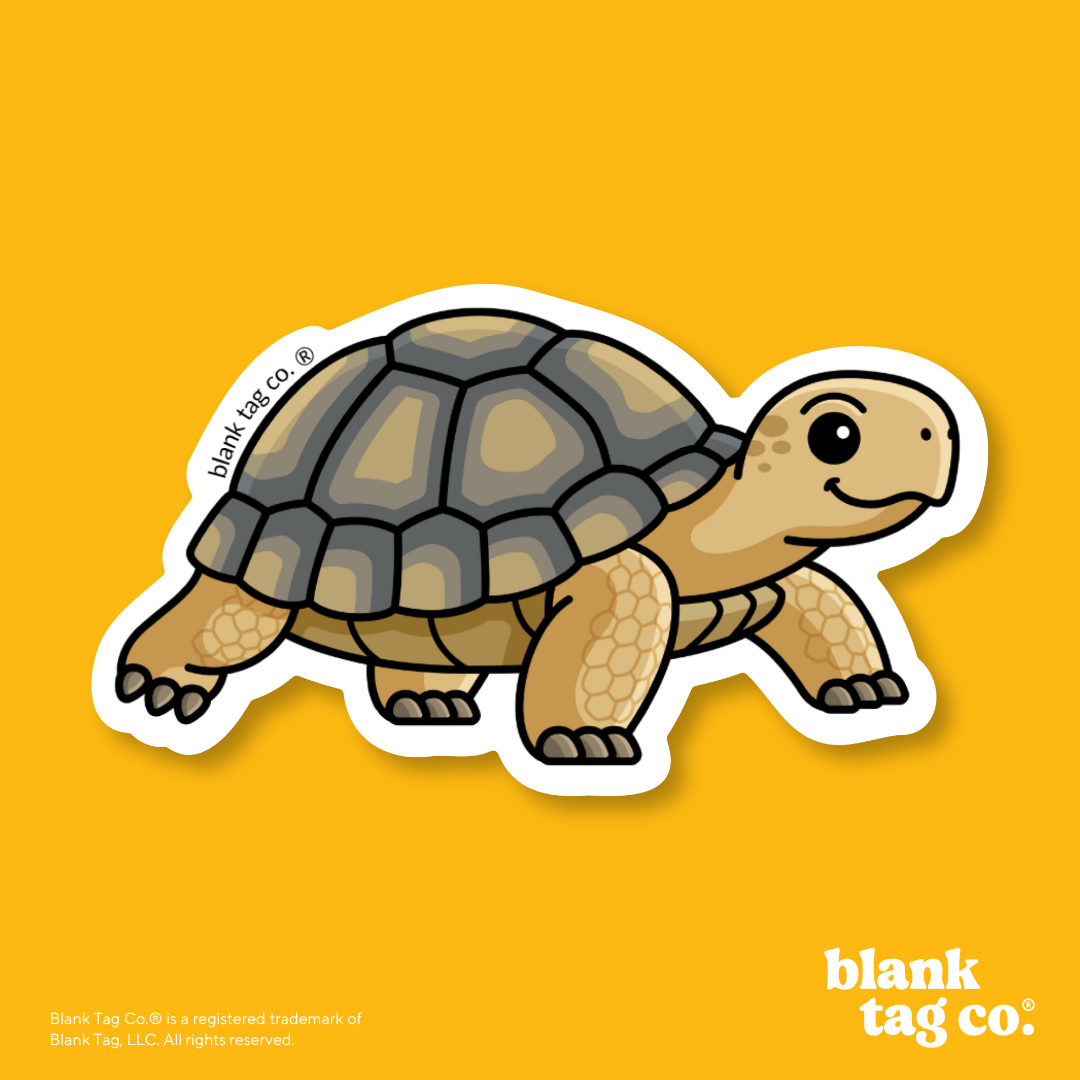 Blank Tag Co.® Waterproof Sticker - Tortoise