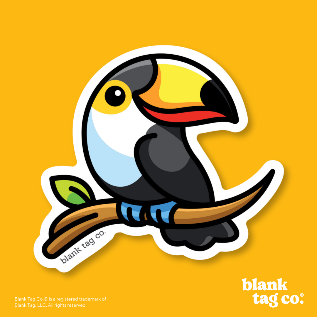 Blank Tag Co.® Waterproof Sticker - Toucan