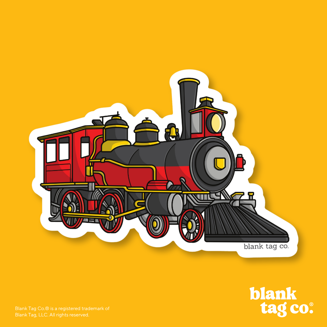 Blank Tag Co.® Waterproof Sticker - Train