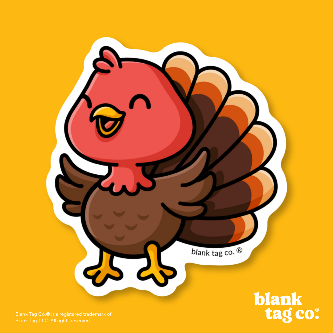 Blank Tag Co.® Waterproof Sticker - Turkey