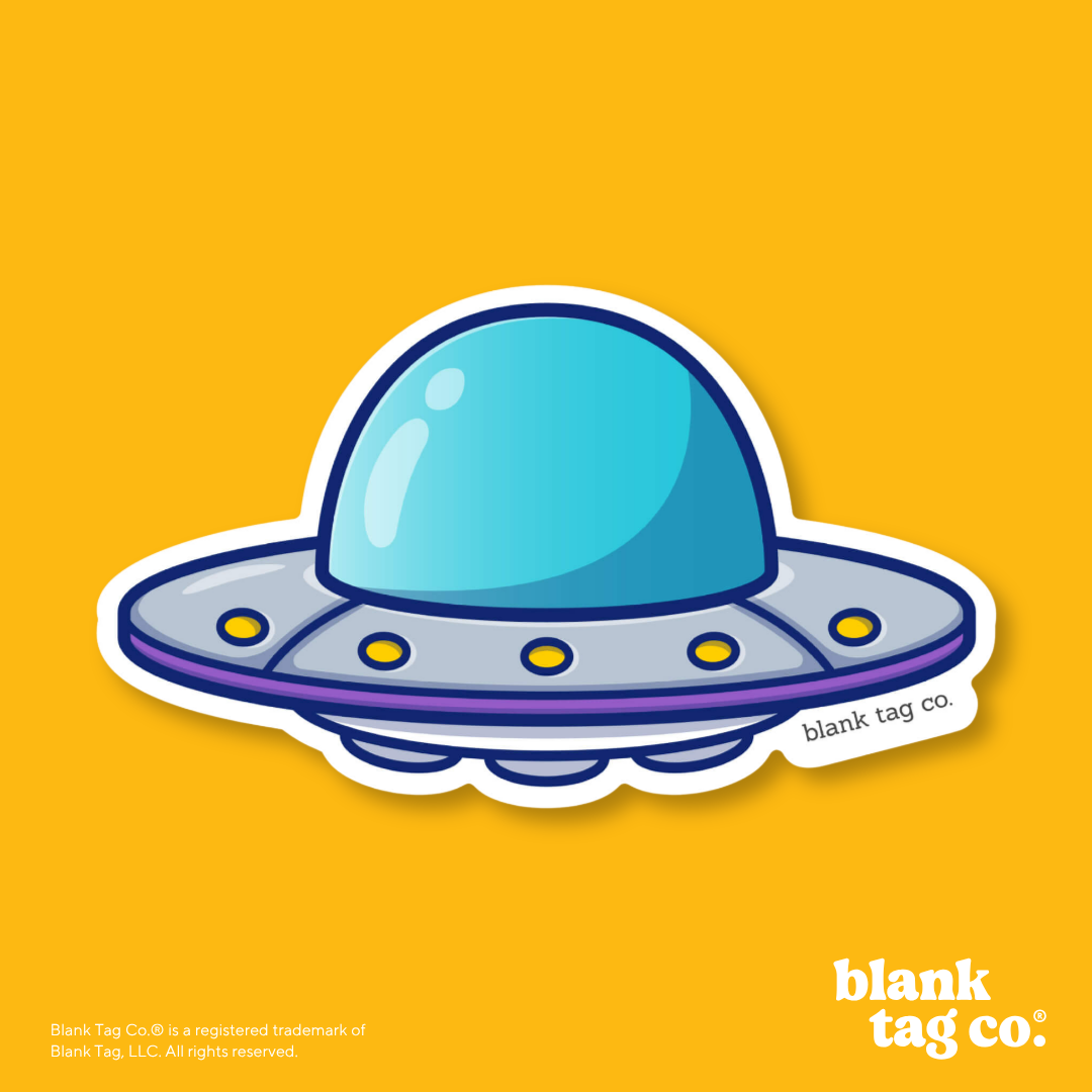 Blank Tag Co.® Waterproof Sticker - UFO