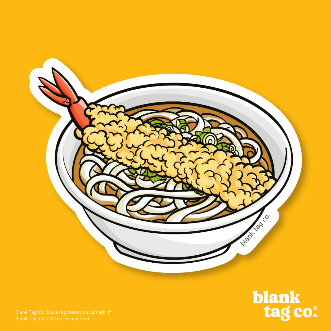 Blank Tag Co.® Waterproof Sticker - Udon